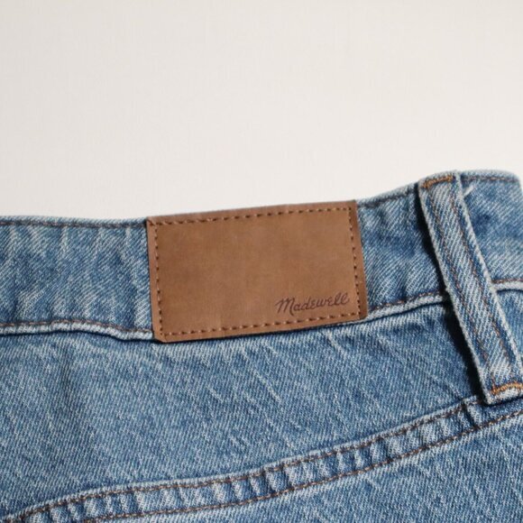 Madewell Mid-Rise Perfect Vintage Jean Womens 26W Distressed New Medium Wash - Picture 9 of 16